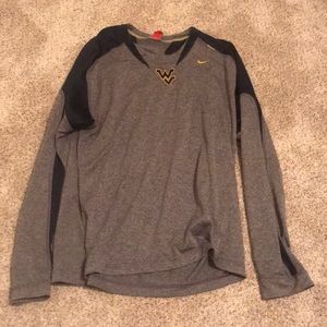Nike men’s WVU long sleeve drifit